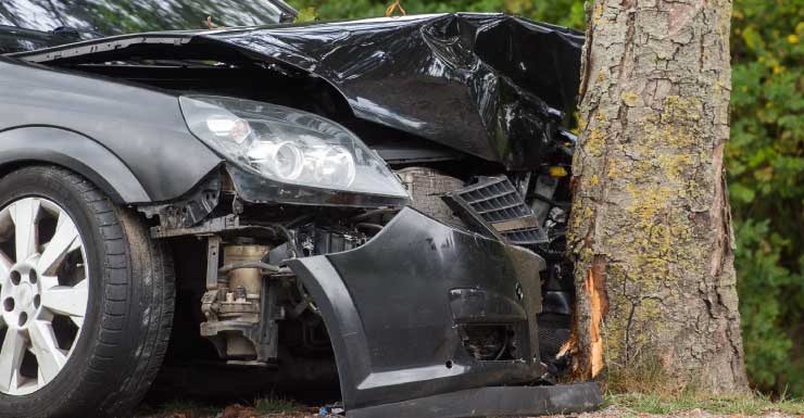 Fire rescue: Audi crashes into tree in Apopka, leaving 3 people injured