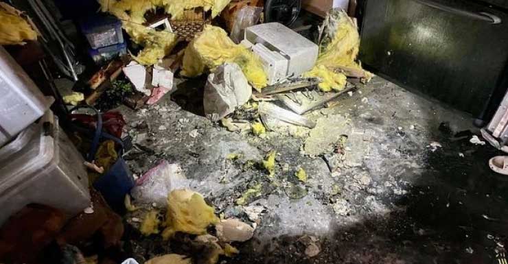 GALLERY: Faulty light sparks garage fire in Stuart