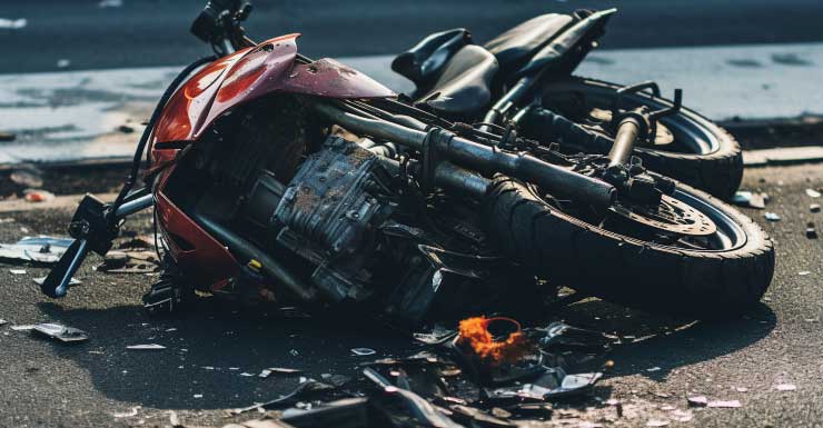 Serious traffic crash on Hillsborough Avenue involves motorcyclist and truck