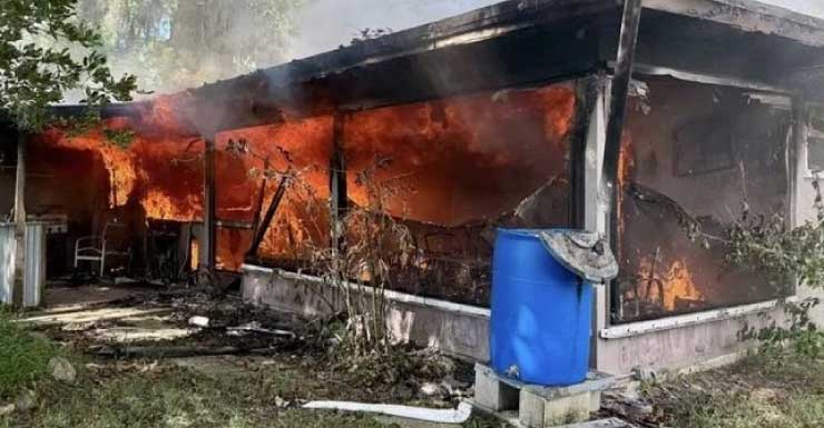 Sheriff: Man set house on fire because woman was ending their relationship