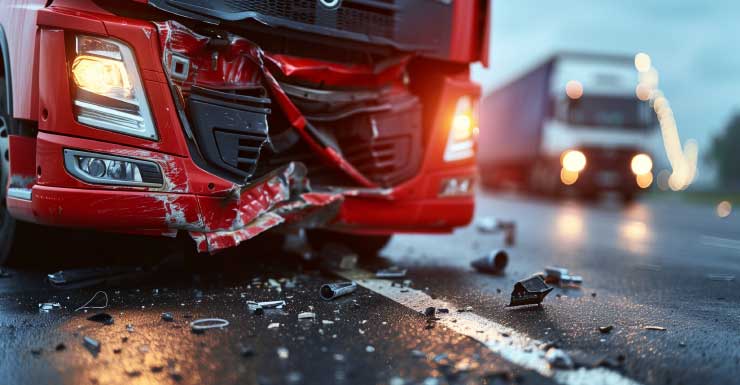 TRAFFIC ALERT: Crash involving semi-trucks causing backups on I-295 South