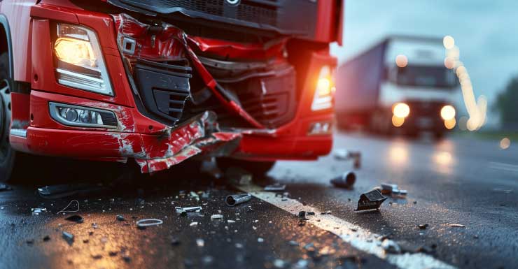 Tractor trailer involved crash slowing I-75 southbound