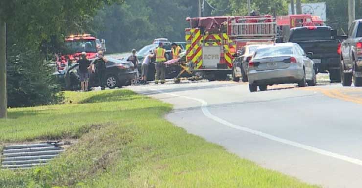 UPDATE: Two children and a man seriously injured after Escambia County crash