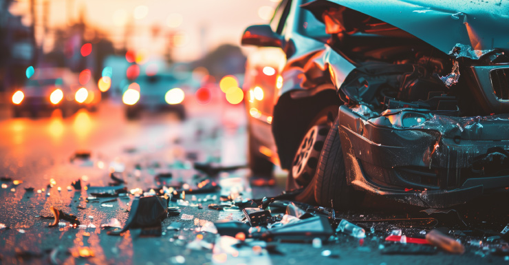 Vehicle crash causes road closure on Glover Lane at Long Street in Milton