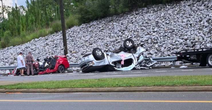 Women ages 19 and 20 seriously injured in crash on W 9 Mile in Escambia County