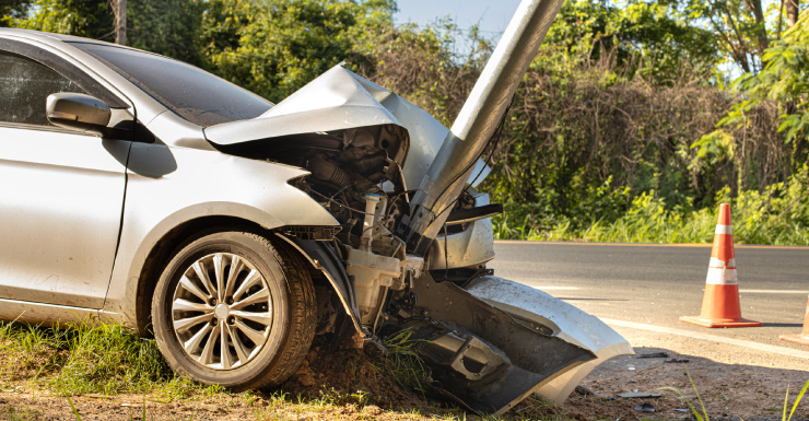 2 dead after driver swerves off State Road 520, crashing into light pole