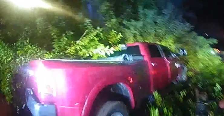Alleged drunk driver crashes into 3 cars, attempts to flee scene