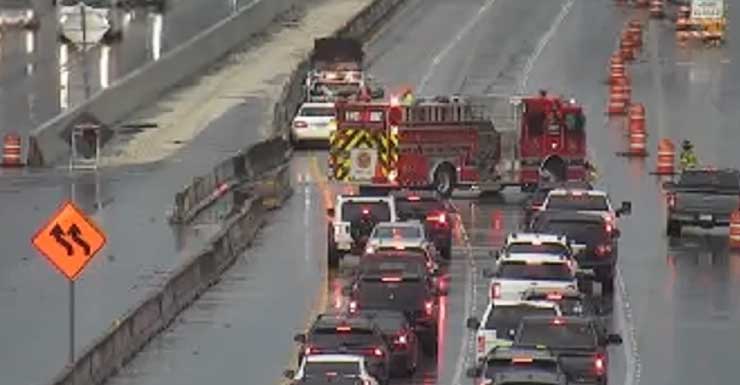 Crash on Florida Turnpike South in Greenacres causes four mile traffic backup