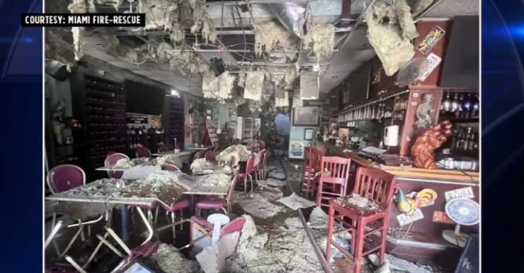 Crews extinguish fire at restaurant in Miami’s Little Havana neighborhood; no injuries reported