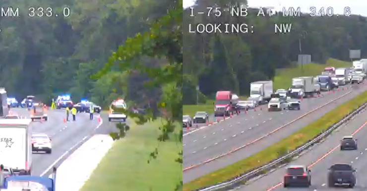 Deadly crash on I-75 blocks traffic southbound in Marion County
