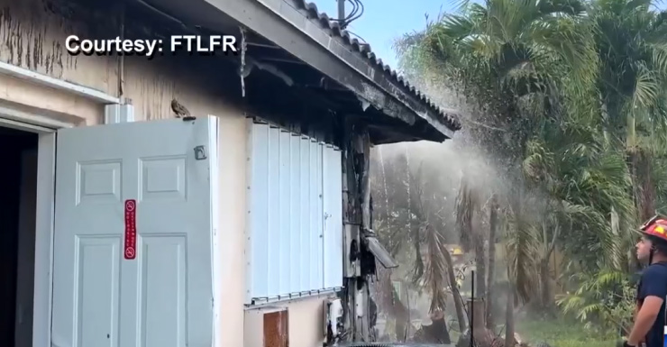 Family of 3 displaced after Wilton Manors house fire
