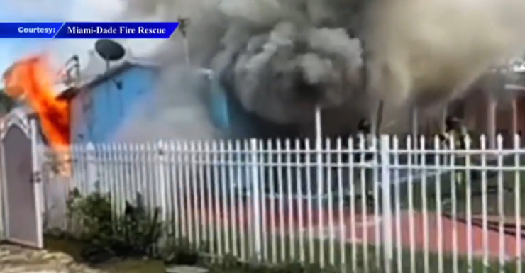 Fire tears through NW Miami-Dade home; investigation underway