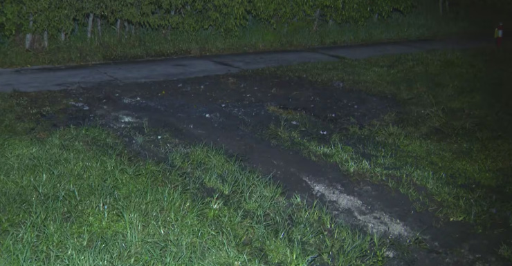 Hollywood police vehicle found burning in Miami-Dade County