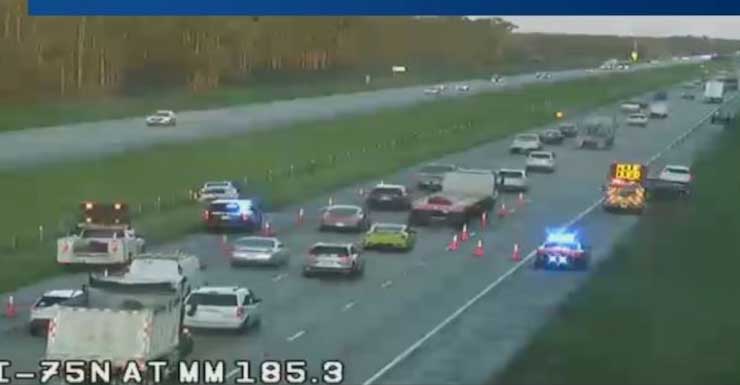 I-75 Crash snarls the morning rush with massive delays