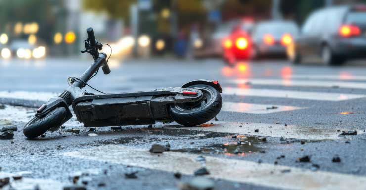 Man on electric scooter hospitalized following crash in NW Miami: Fire Rescue