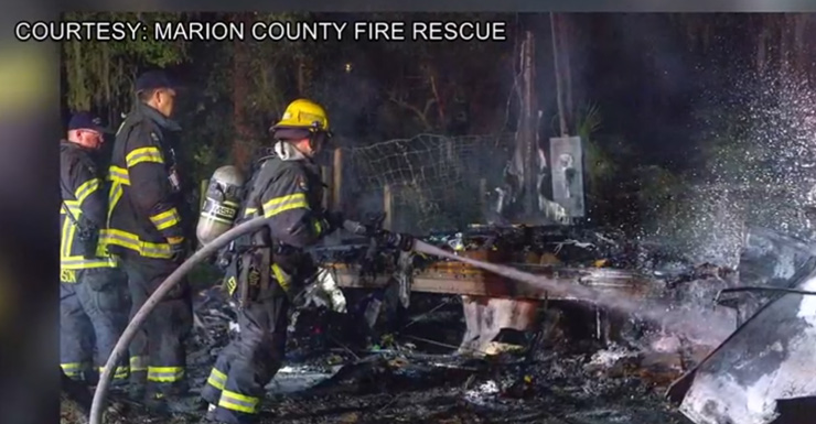 Mobile home fire reported in Citra, no injuries reported
