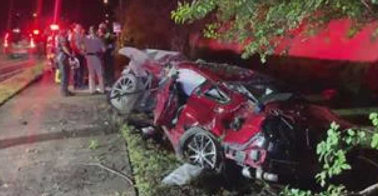 Multiple agencies respond to car crash off West Highway 98 near Hathaway Bridge