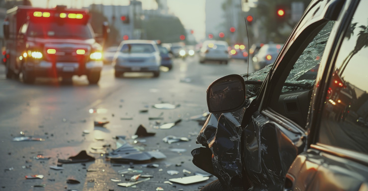 Multiple-vehicle crash on I-95 North in Lake Worth Beach delays traffic