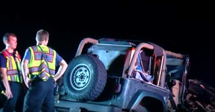 Troopers looking for semi-truck driver after early morning hit-and-run crash along 75