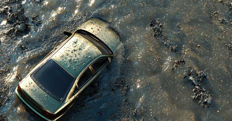 1 dead after car found submerged in a canal in Palm Beach