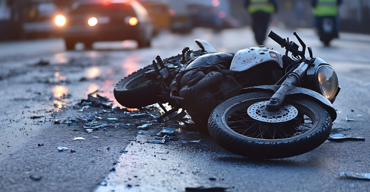 1 person transported as a trauma alert after motorcycle crash in Lee County