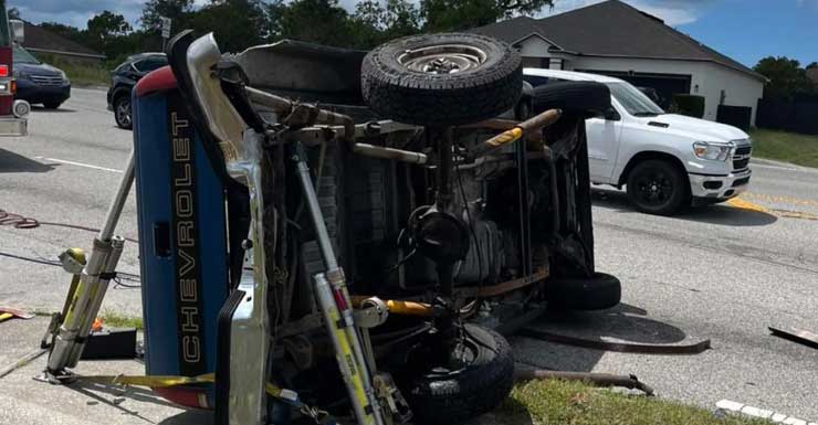 2 rollover crashes happen hours apart on the same Spring Hill street
