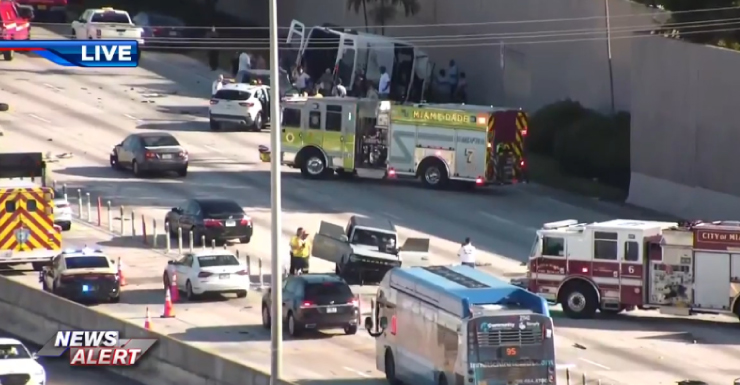 All NB mainlines closed on I-95 at 79th street following multi-vehicle crash