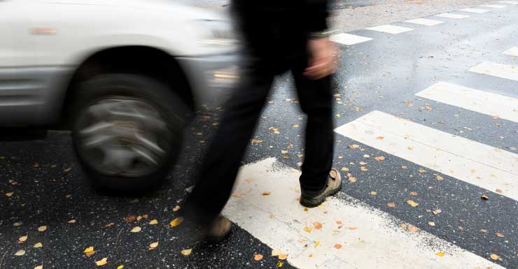 Authorities respond to pedestrian hit on South Highway 77