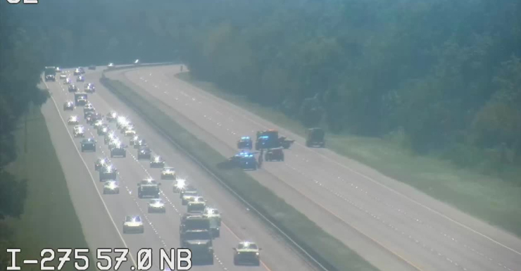 Deadly motorcycle crash causes southbound lane closure on I-275 in Hillsborough County