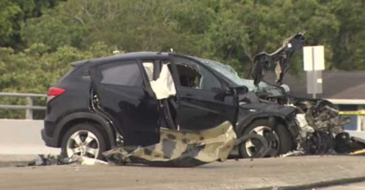 Driver hospitalized after SUV and Walmart tractor-trailer collide in Hollywood