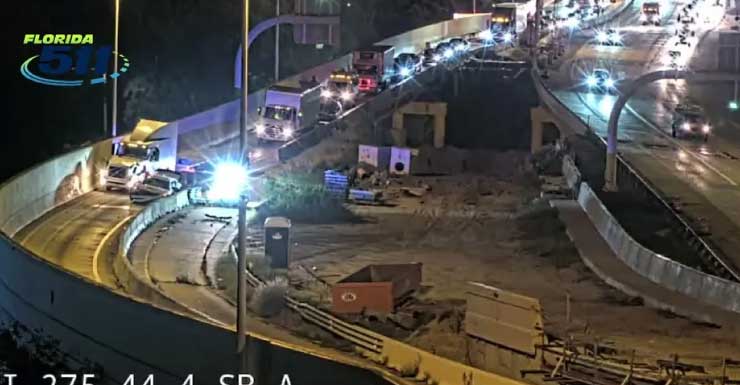 Hit-and-run crash on ramp from I-275 to I-4 in downtown Tampa under investigation