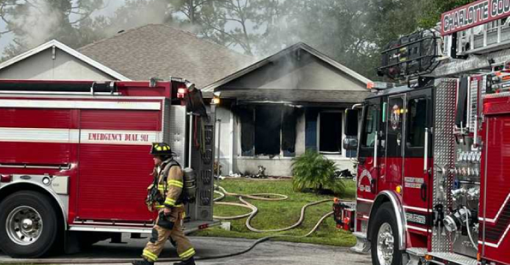 House fire on Temuco Street in Deep Creek leaves cat and turtle dead