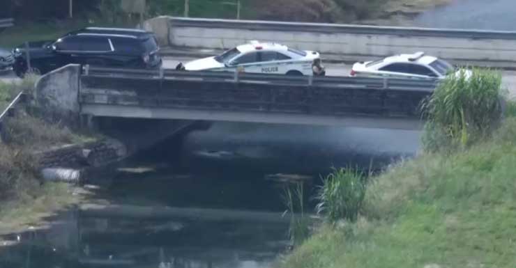MDFR: Driver airlifted to hospital after car crashes into canal in southwest Miami-Dade
