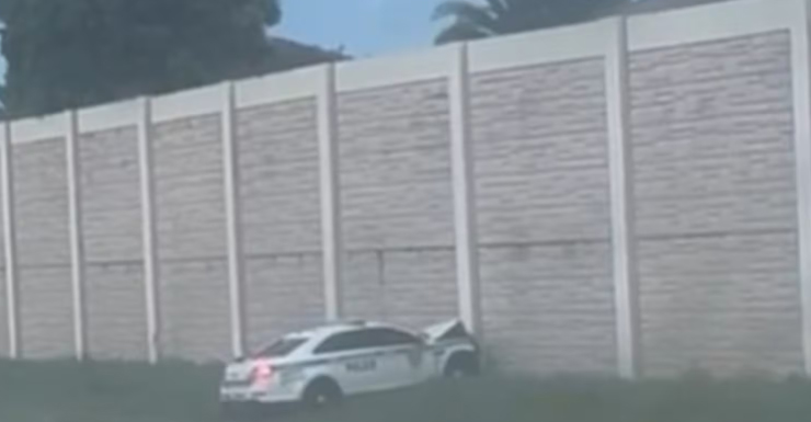 MDSO patrol car crashes into wall off Florida’s Turnpike