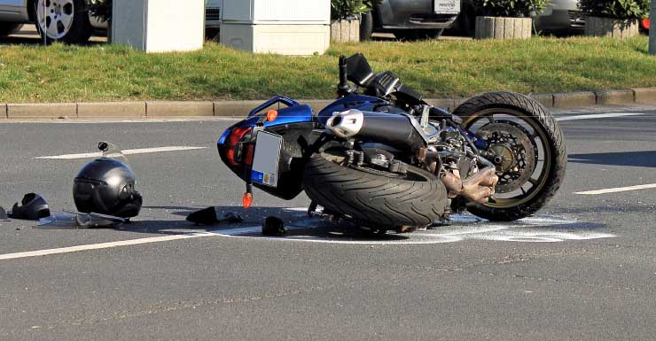 Motorcycle involved crash delays morning rush drivers