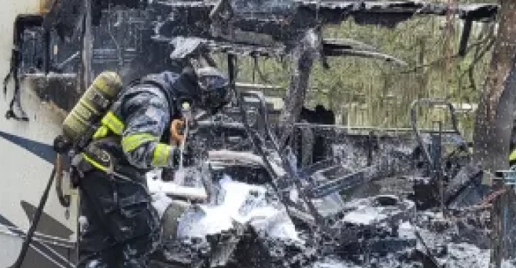 RV declared ‘total loss’ after going up in flames in Inverness