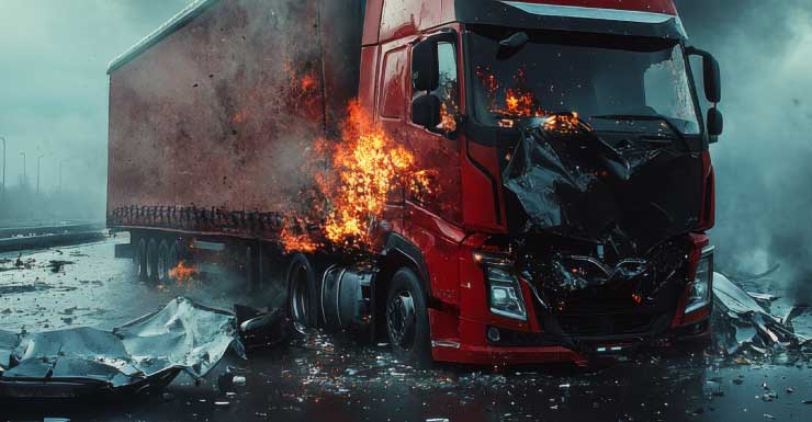 Tampa man killed after dump truck erupts in flames during crash: Florida Highway Patrol