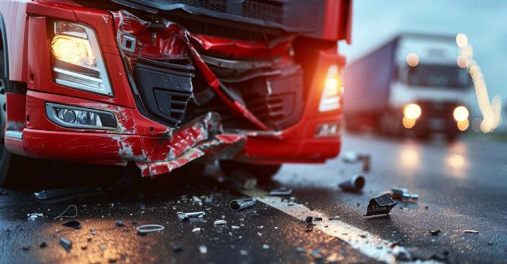 Tractor-trailer crash blocks lanes on I-95 North in Palm Beach Gardens