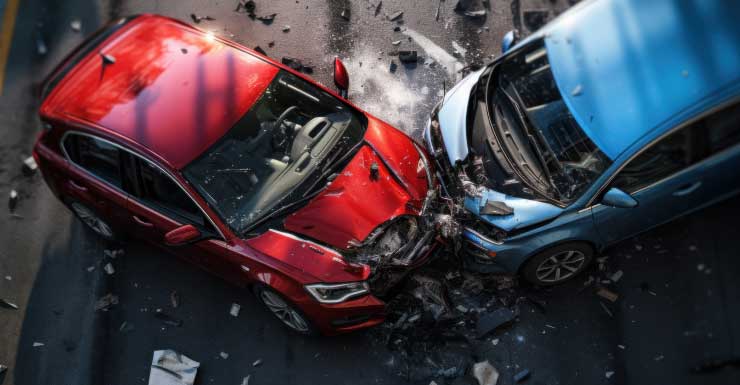 4-vehicle crash shuts down Palm Avenue in Miramar