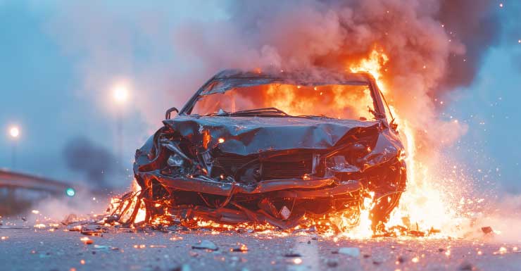 Body discovered inside burning vehicle in St. Cloud, police say