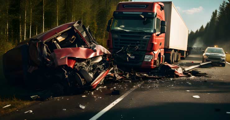 Chiefland man dead after colliding with a semi-truck