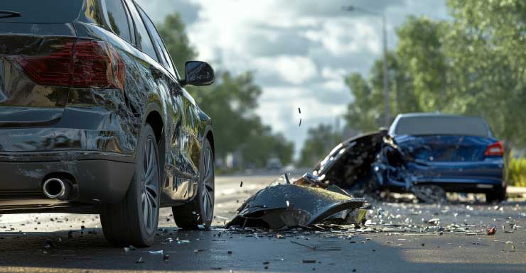 Cops swarm crash on Winkler Avenue and Fowler Street