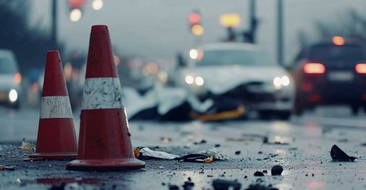 Deputies investigate crash on Buckingham Road Monday morning