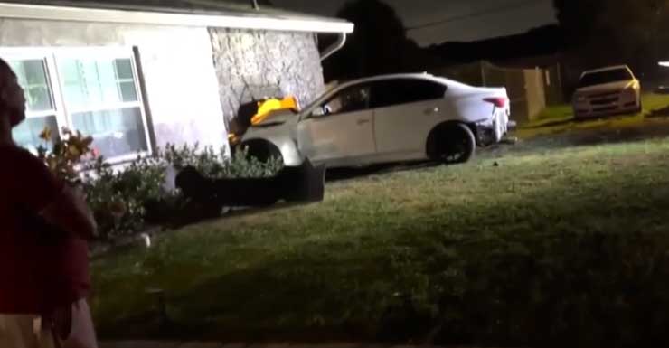 'I hear boom! Boom': Car crashes into home in Pine Hills