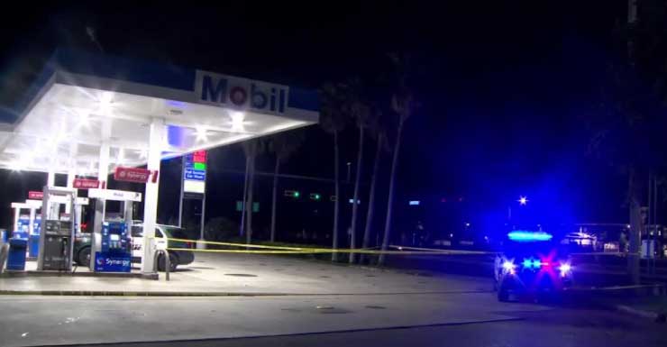 Man hospitalized after shooting near Pompano Beach gas station; deputies search for subject