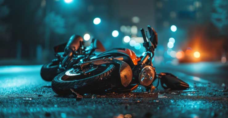 Motorcycle crash in Bay County sends pregnant woman to hospital