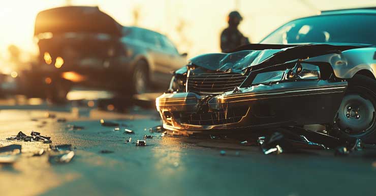 Person hospitalized after car crashes into guardrail on the Palmetto Expressway