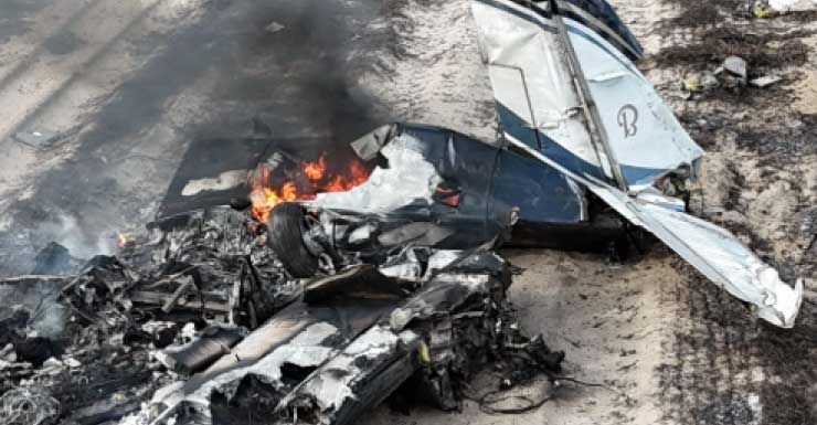 Plane with 3 people on board crashes into Florida peanut field, no survivors found: LCSO