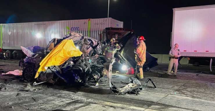 Truck driver in fatal Florida crash repeatedly failed driving tests, official says