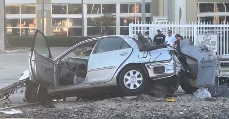 1 hospitalized after Brightline train crashes into vehicle in North Miami